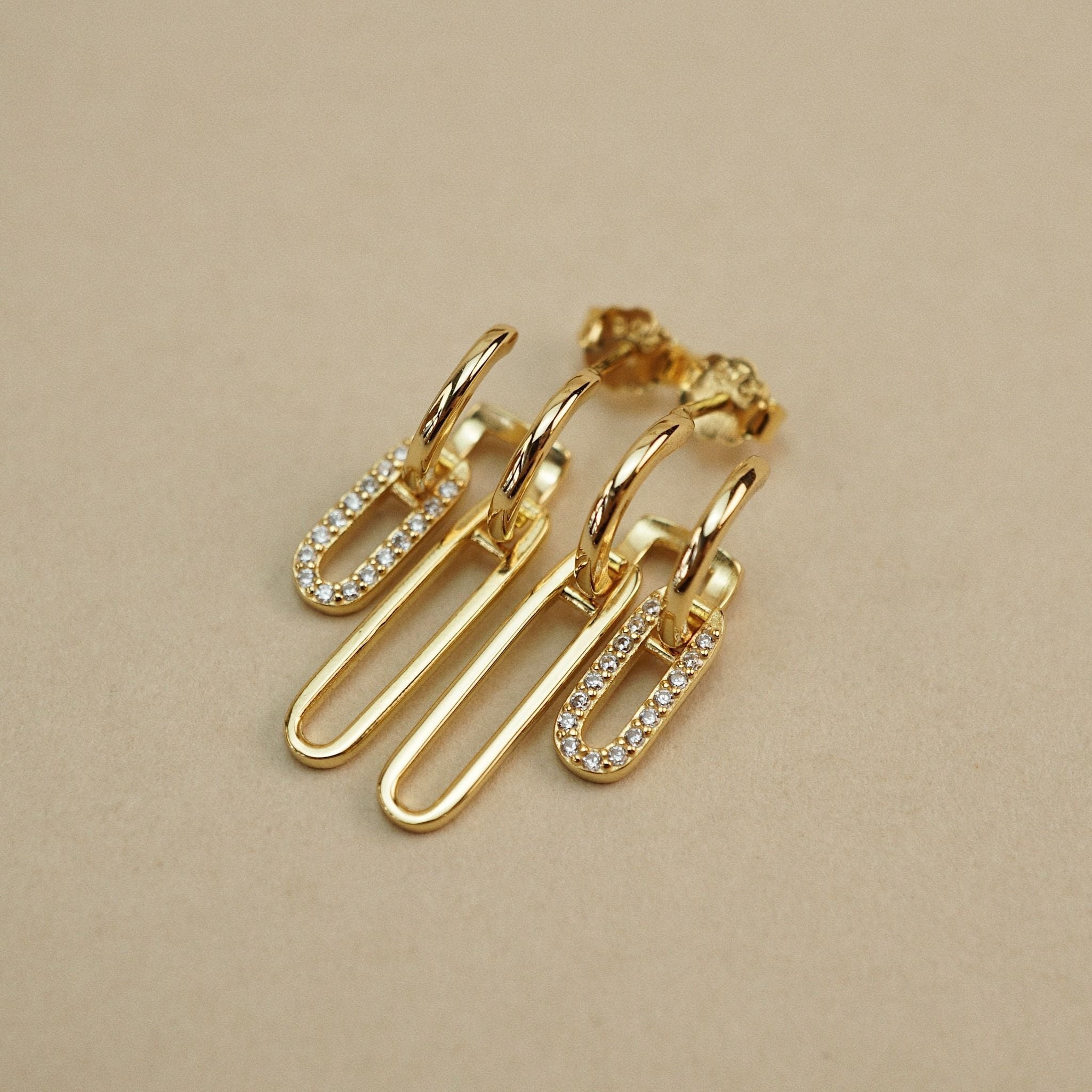  CLIP DETACHABLE HOOP EARRINGS 