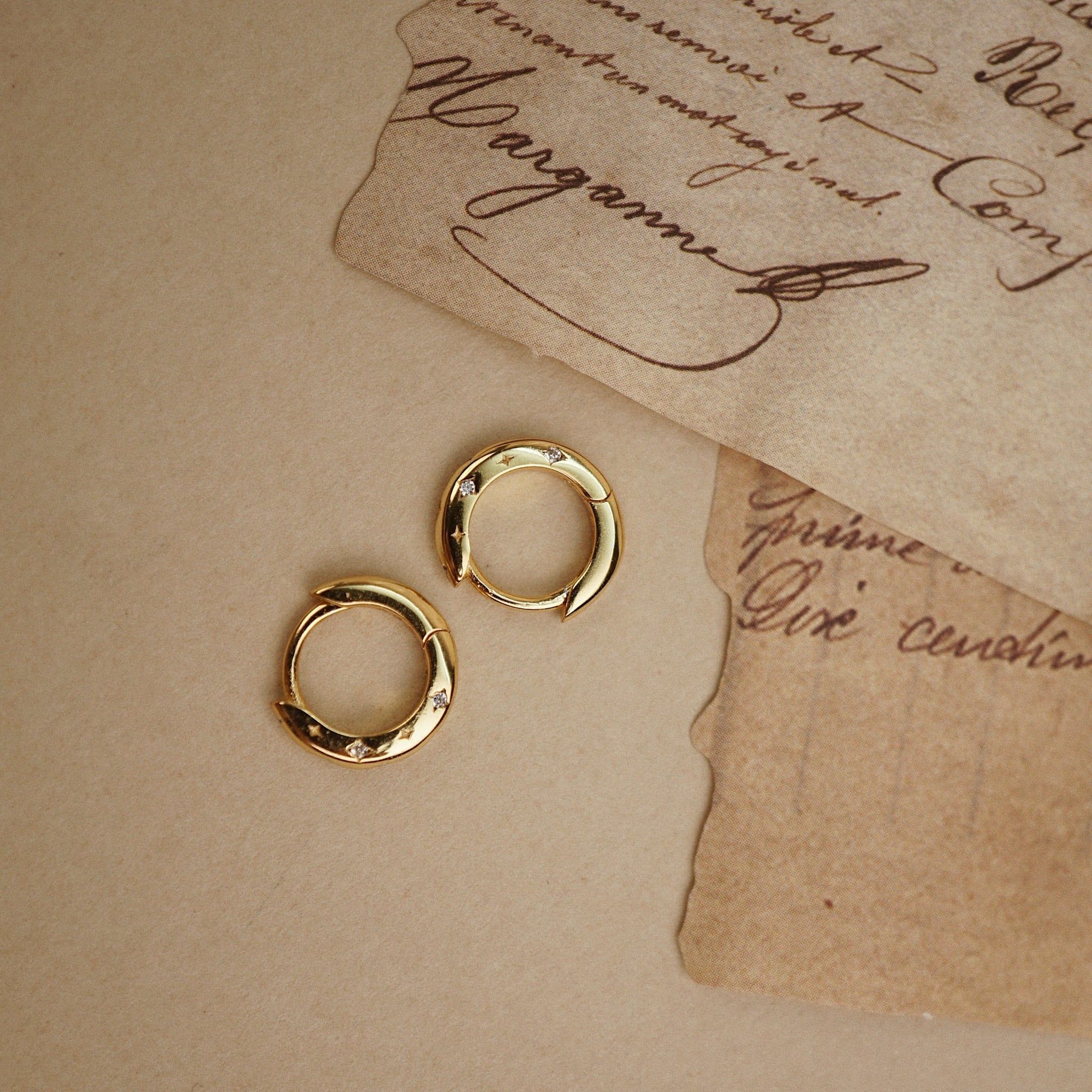 COSMIC MINI HOOP EARRINGS 