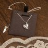  HOLLOW HEART NECKLACE (S) 