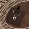  HEART HOLE MINI FIGARO NECKLACE (S) 