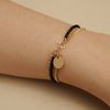  DISC - CURB BLACK AGATE BRACELET 