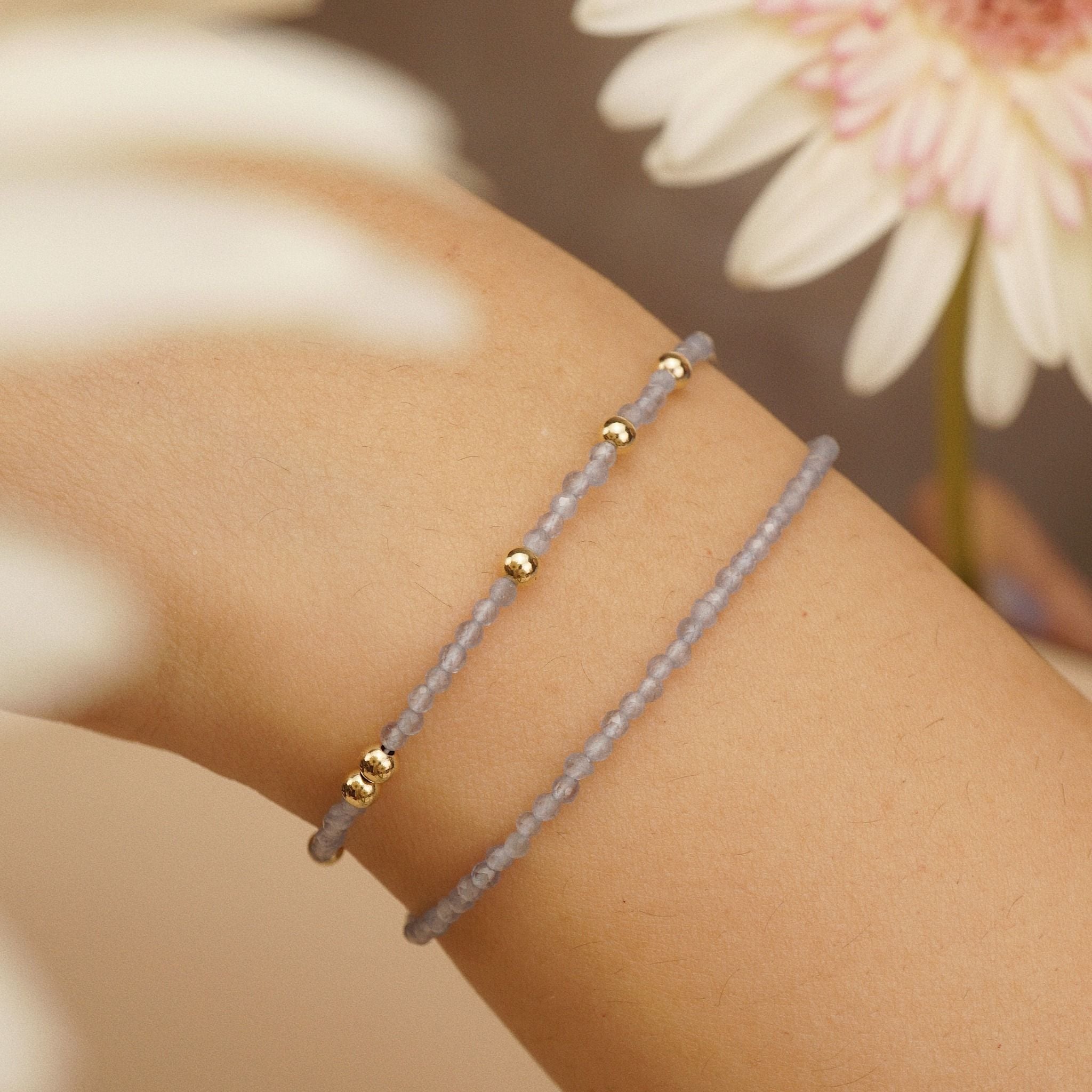  ROUND AMETHYST STONE BRACELET 