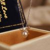  RIBBON PEARL NECKLACE (S) 