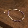  AMETHYST MIX PEARL BRACELET 