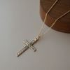  CROSS PATTERN NECKLACE 