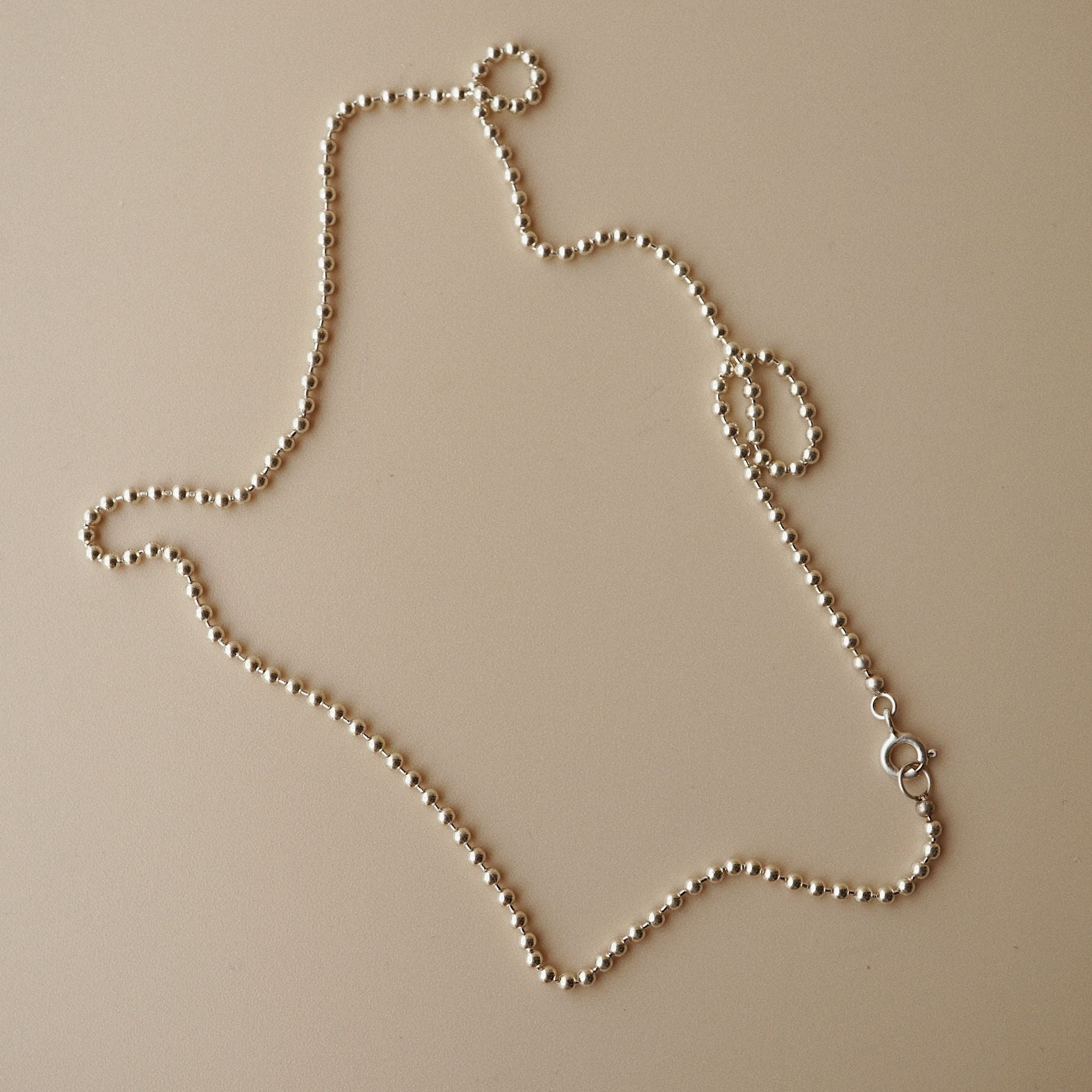  DISCO BEAD CHAIN CHOKER NECKLACE (S) 