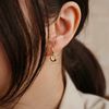  DOUBLE HOOP DROP EARRINGS 