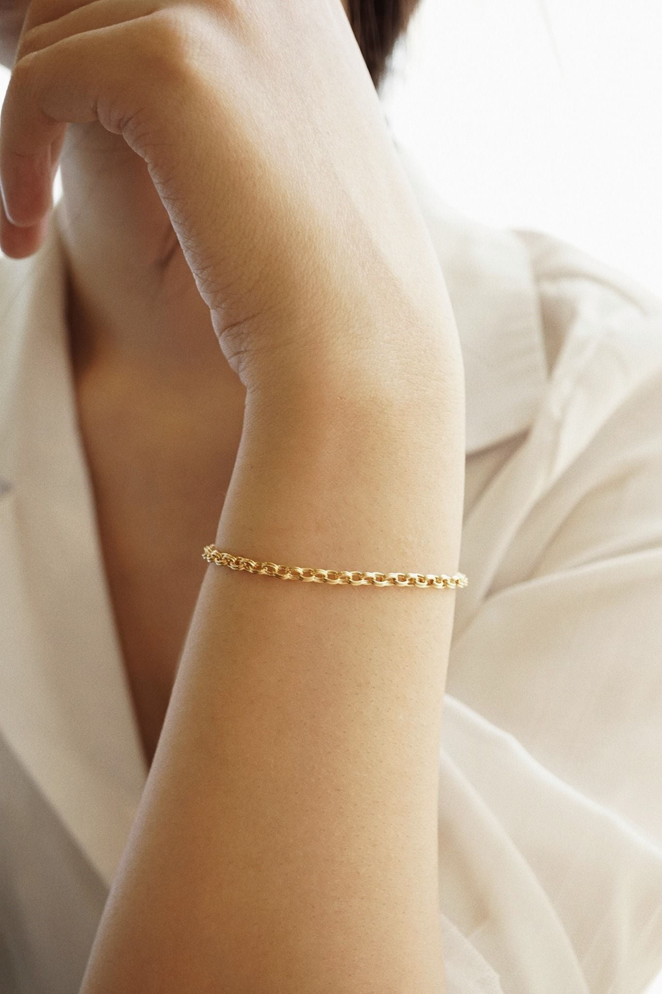  DOUBLE OVAL BRACELET 