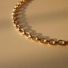  TOGGLE CLASP DOUBLE OVAL BRACELET 