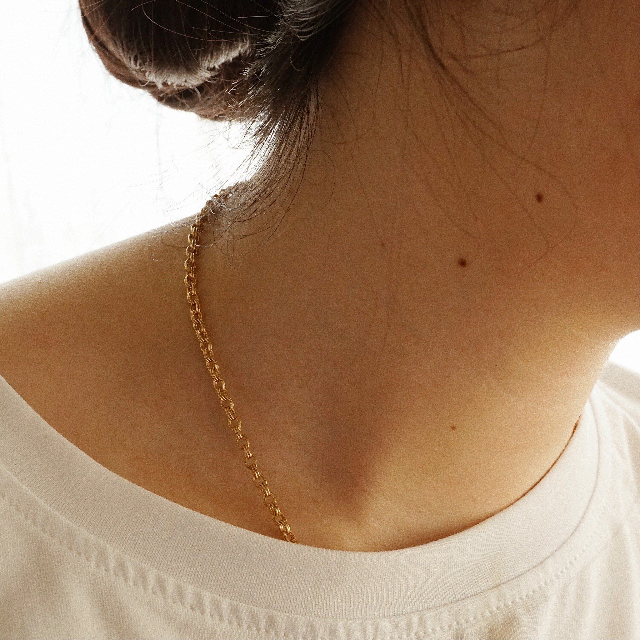  DOUBLE OVAL NECKLACE 