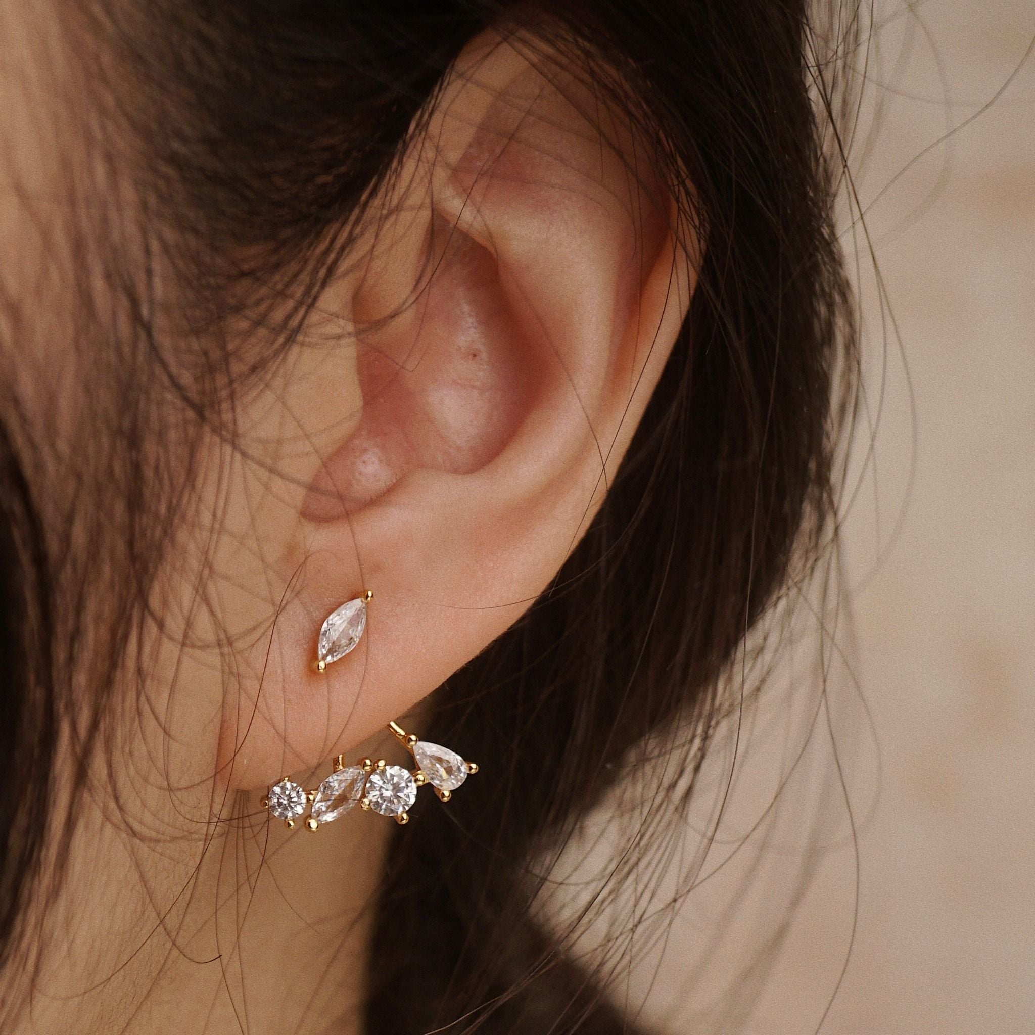  CLUSTER JACKET EARRINGS 