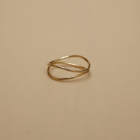 DUO SKINNY RING