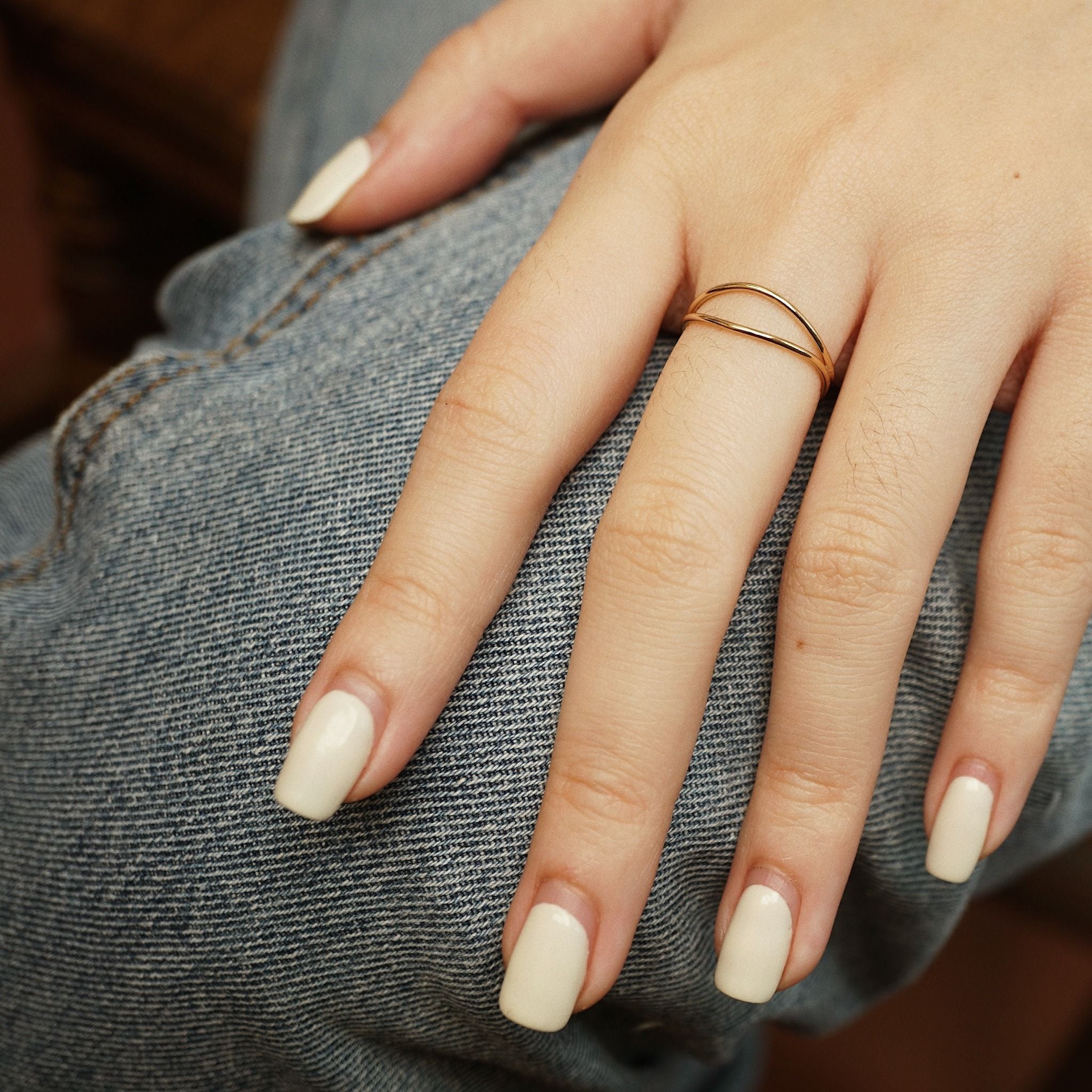  DUO SKINNY RING 