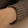  PUFF HEART DUO DOT CHAIN BRACELET (S) 