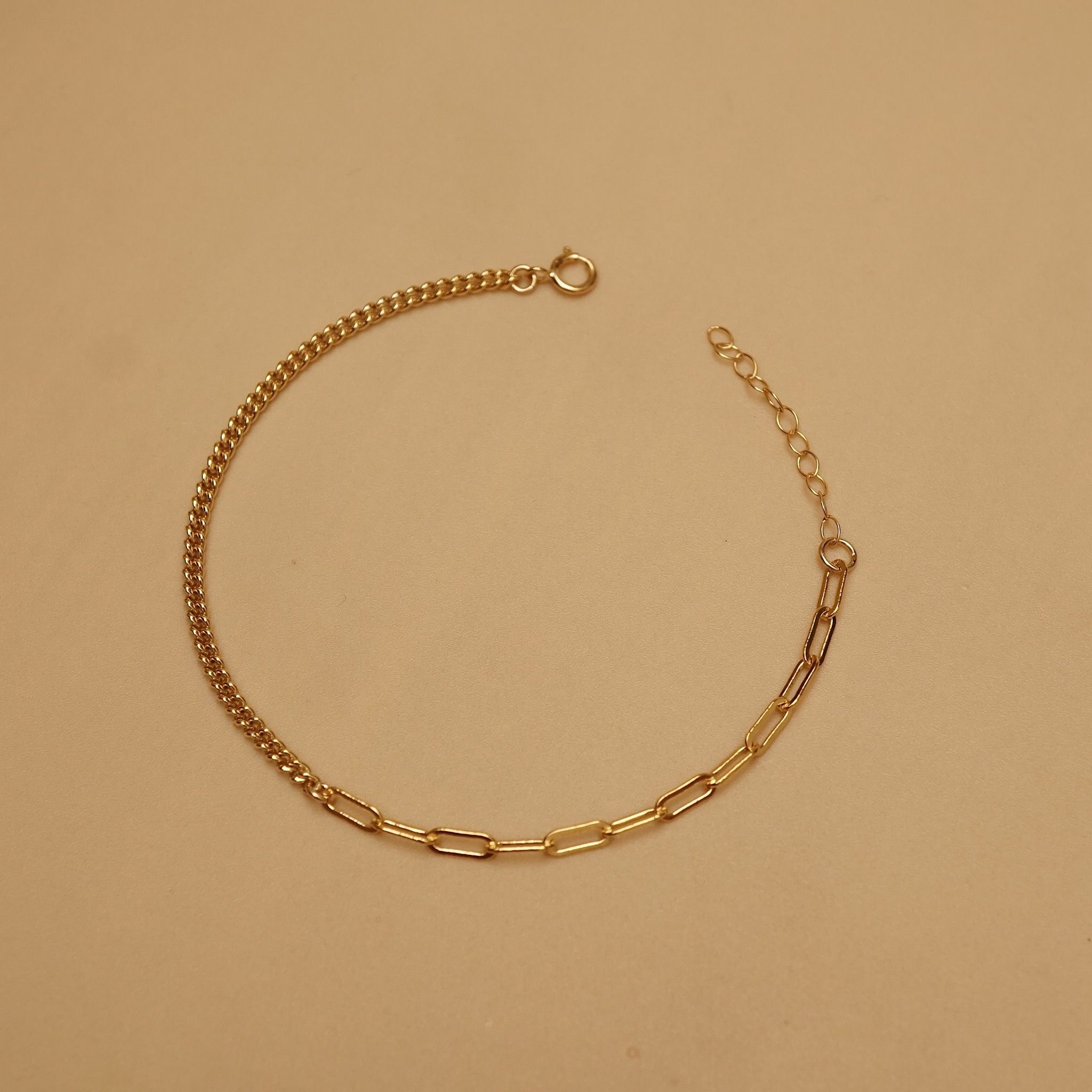  CURB - RECTANGLE CHAIN BRACELET 