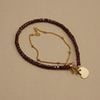  MINI HEART - SATELLITE GARNET BRACELET 