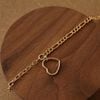  SPARKLE HEART - FIGARO BRACELET 