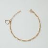  SPARKLE HEART - FIGARO BRACELET 