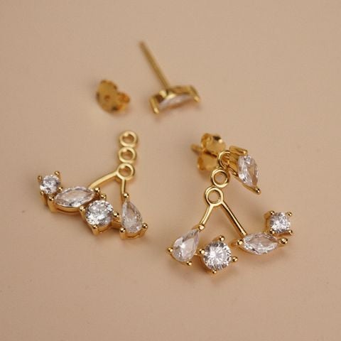 CLUSTER JACKET EARRINGS
