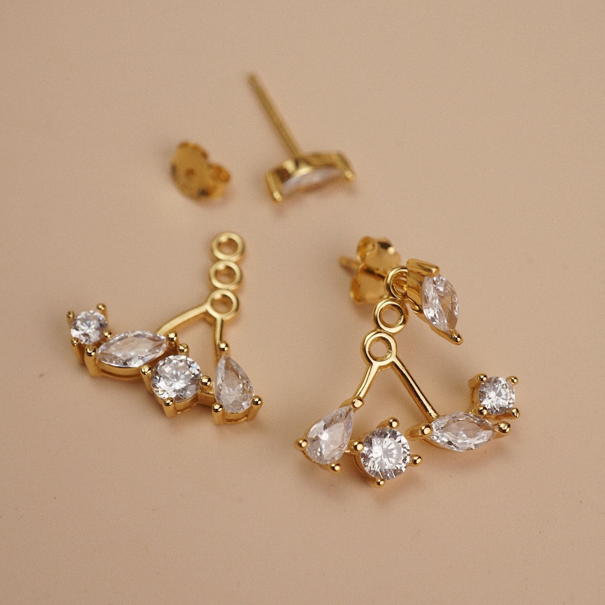  CLUSTER JACKET EARRINGS 