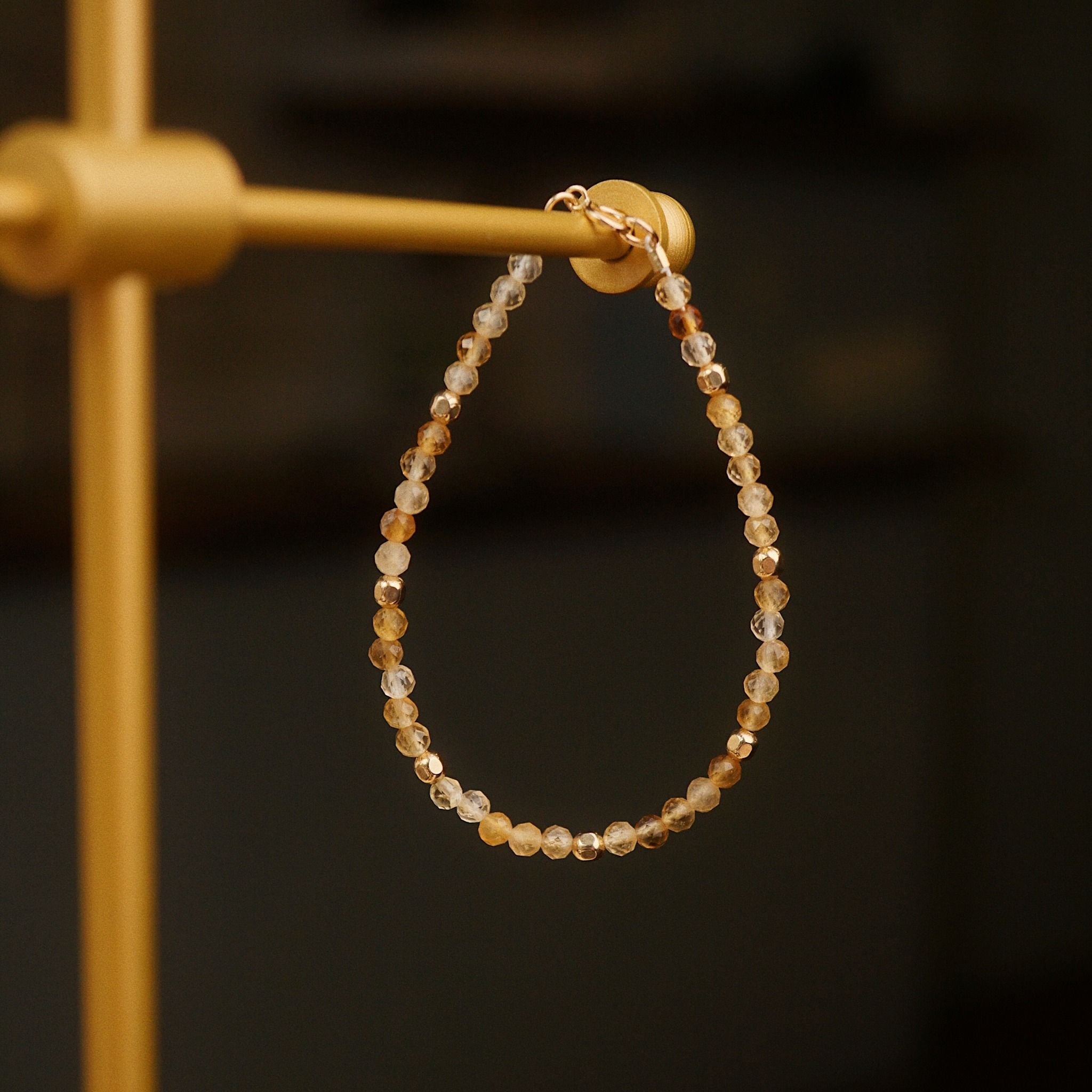  CITRINE STONE BRACELET 