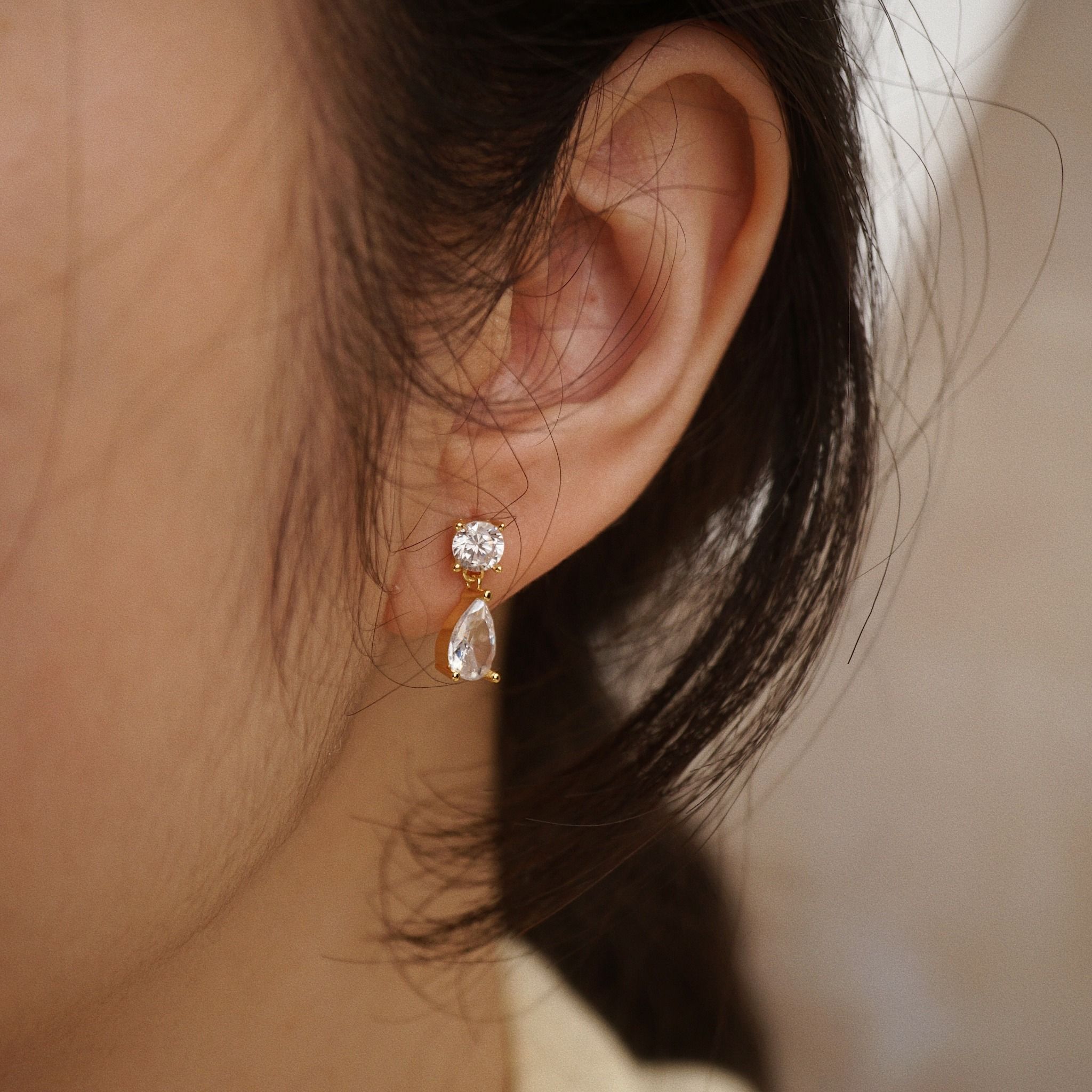  PEAR JACKET EARRINGS 