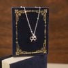  BOW & STONE DOT CHAIN NECKLACE (S) 