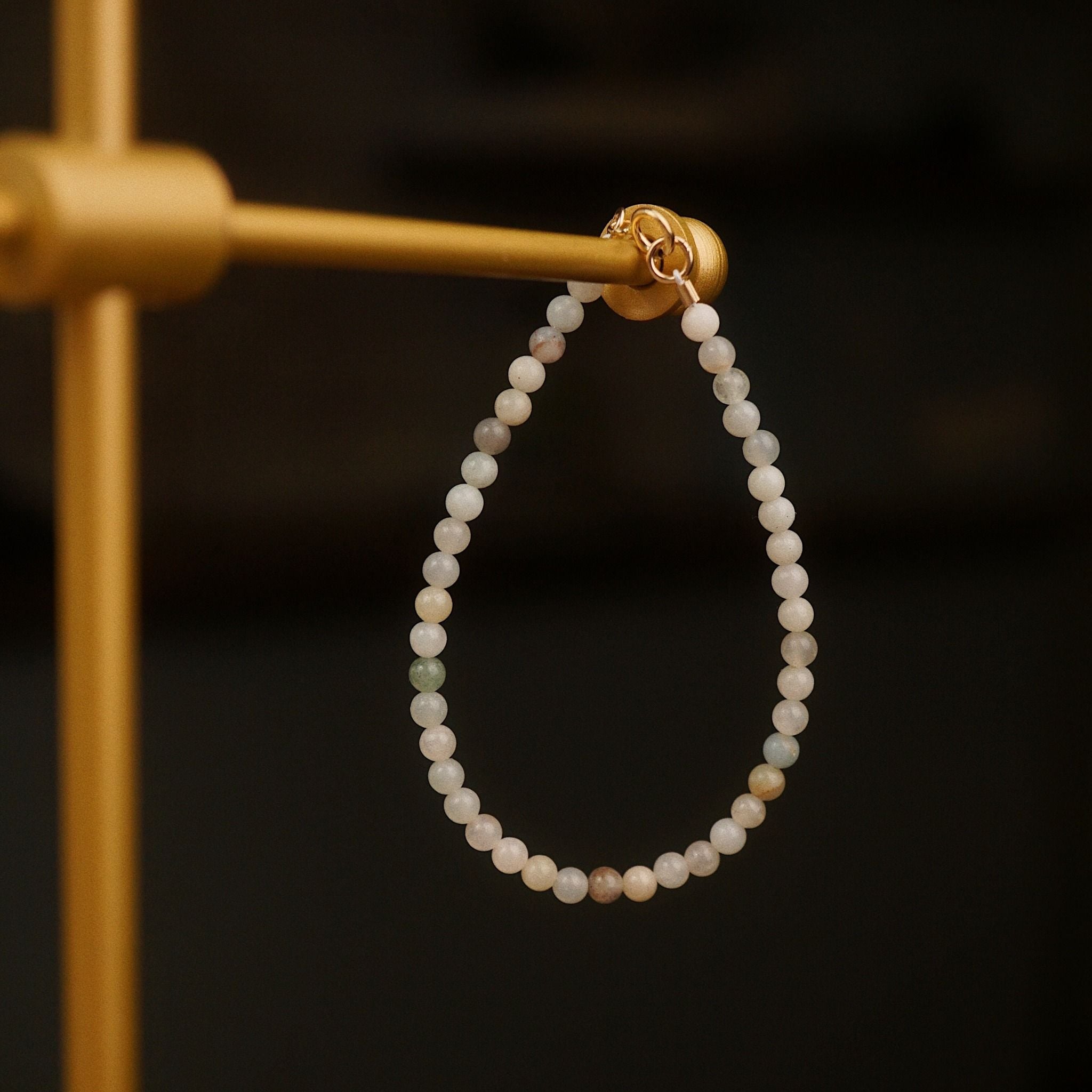  ROUND AMAZONITE STONE BRACELET 
