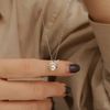  RIBBON PEARL NECKLACE (S) 
