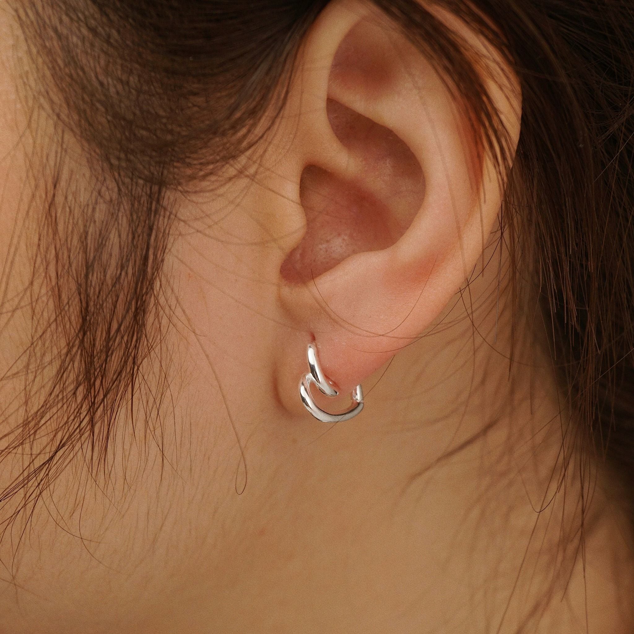  LOVE HOOP EARRINGS (S) 