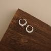  BOLD TWIST HOOP EARRINGS (S) 
