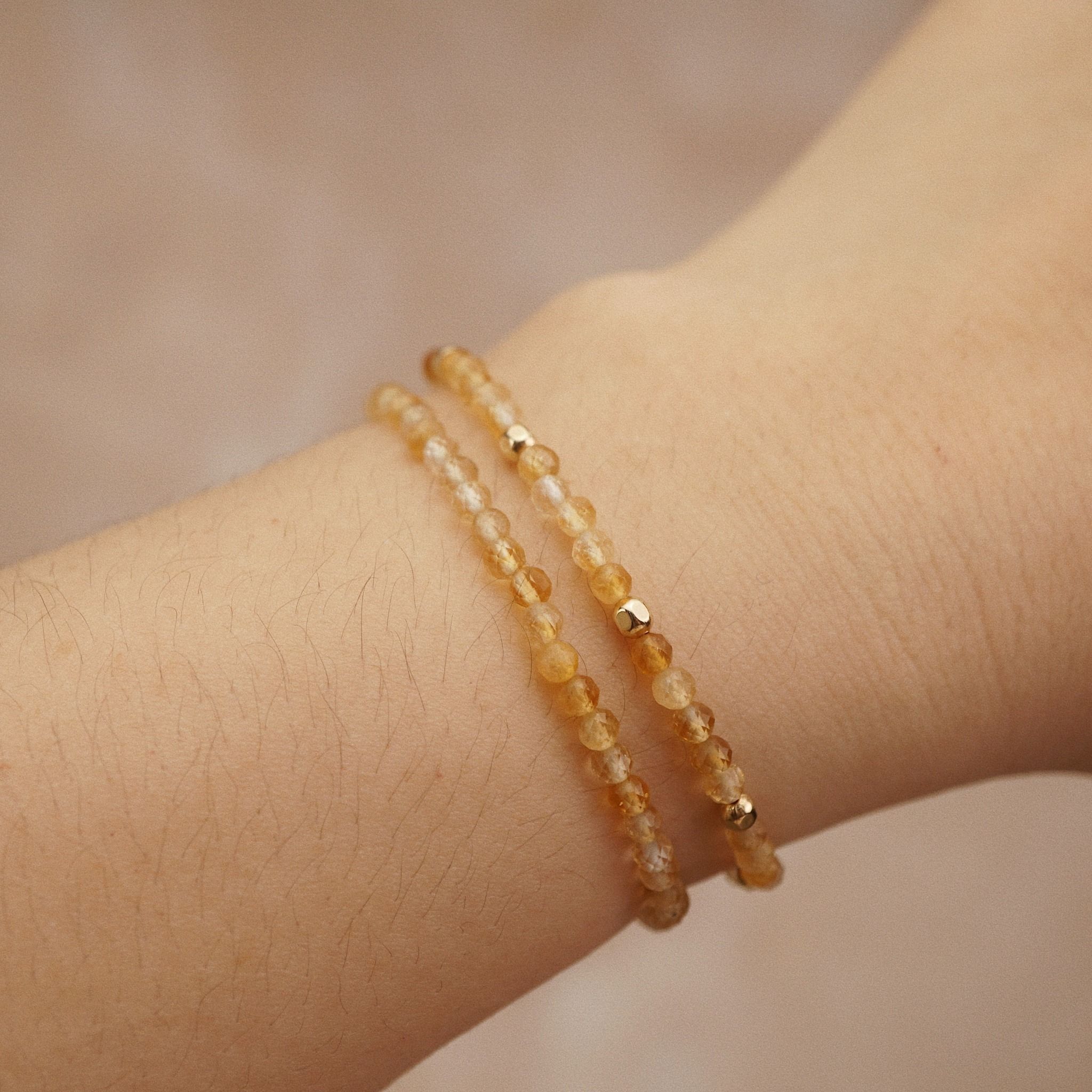 CITRINE STONE BRACELET 