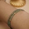  GREEN AVENTURINE STONE BRACELET 