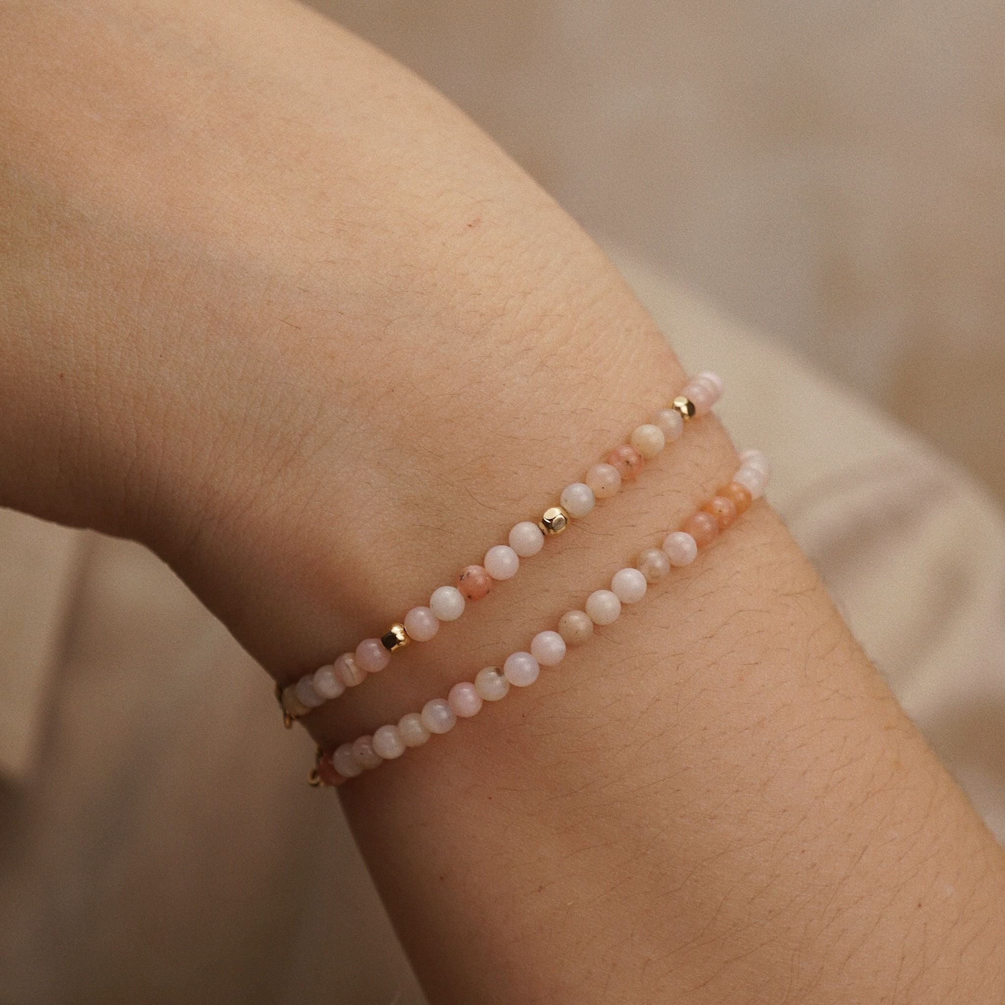  PINK OPAL STONE BRACELET 