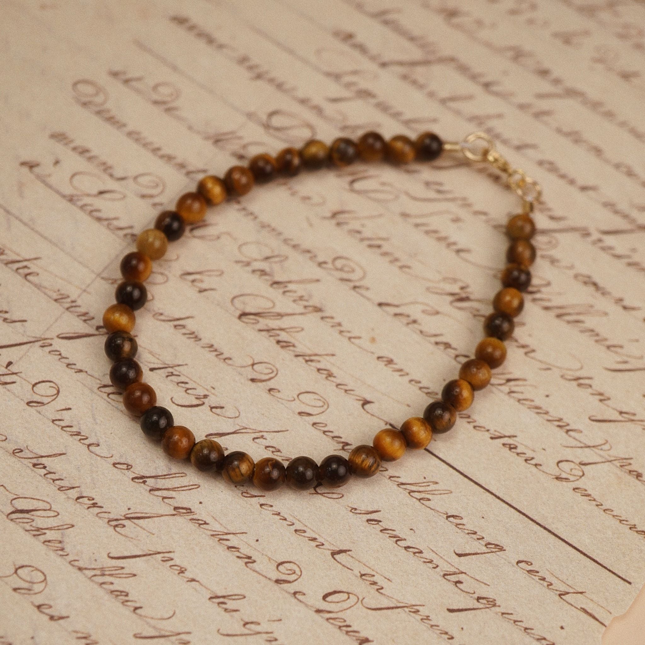  YELLOW TIGER STONE BRACELET 
