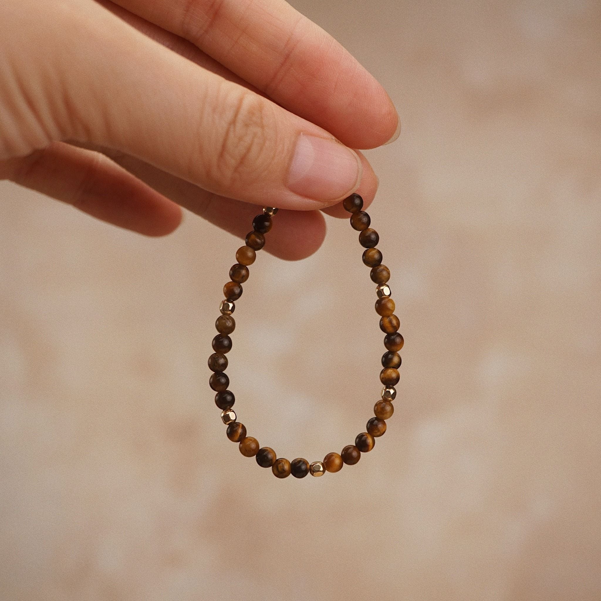  YELLOW TIGER STONE BRACELET 