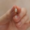  PEAR MARQUISE JACKET EARRINGS 