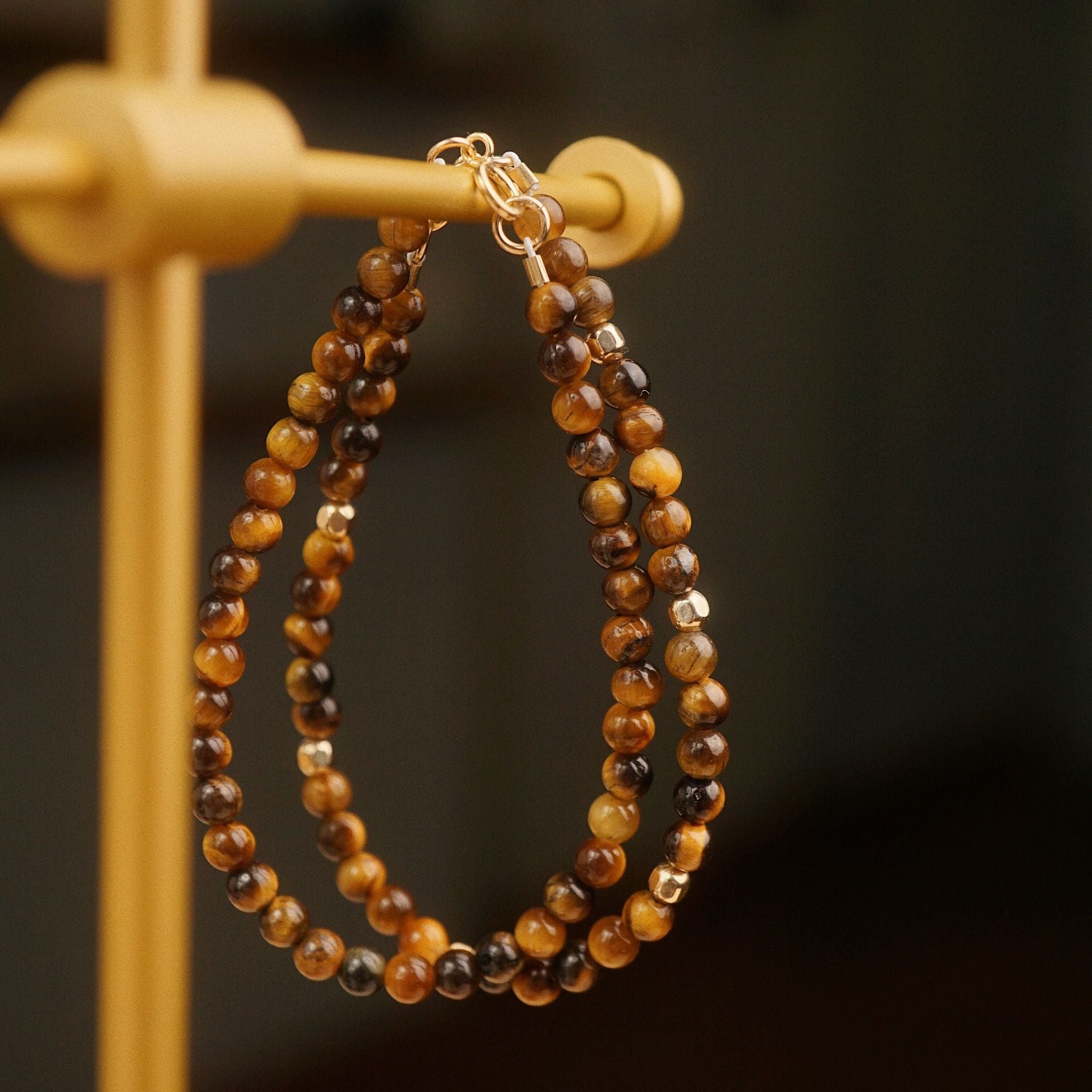  YELLOW TIGER STONE BRACELET 