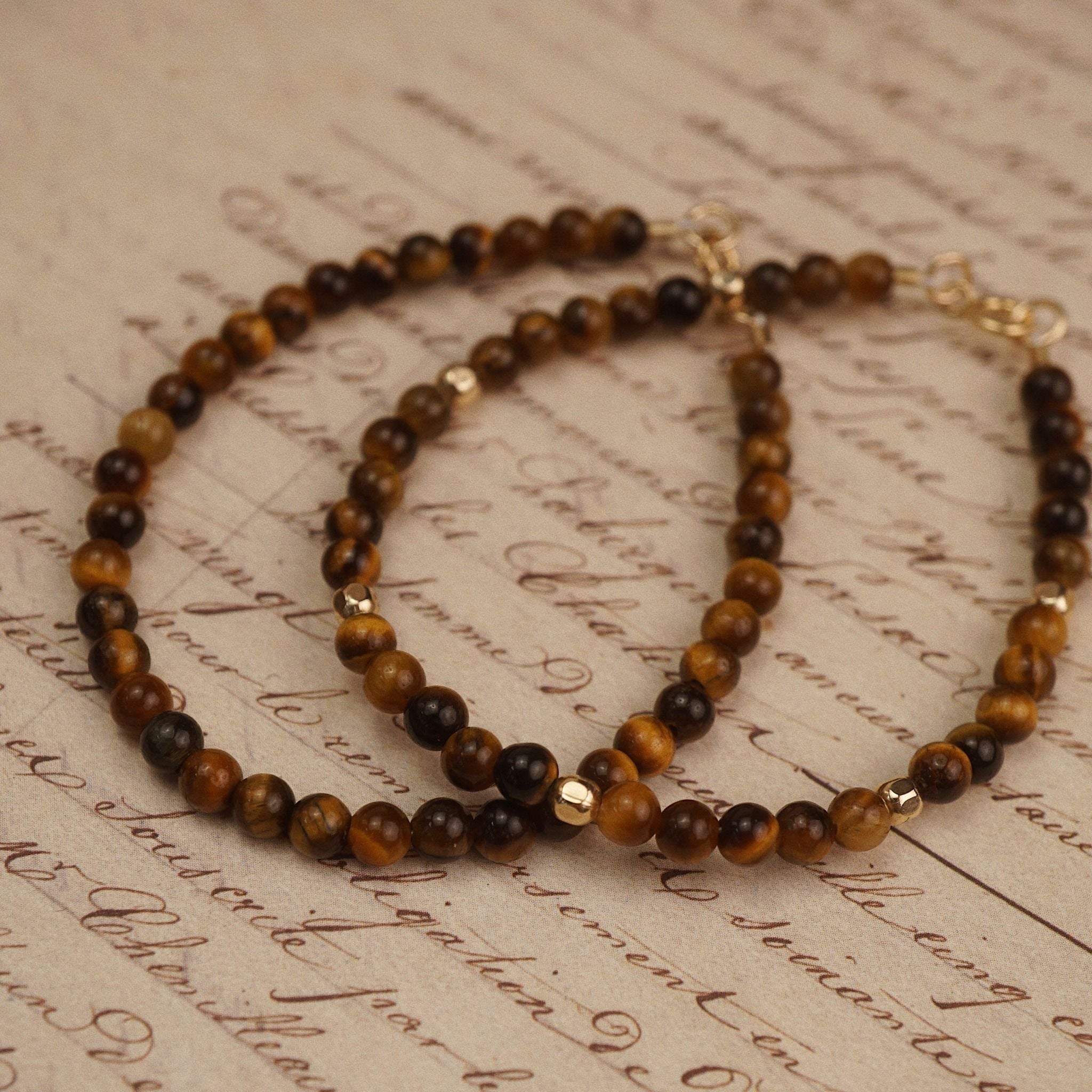  YELLOW TIGER STONE BRACELET 