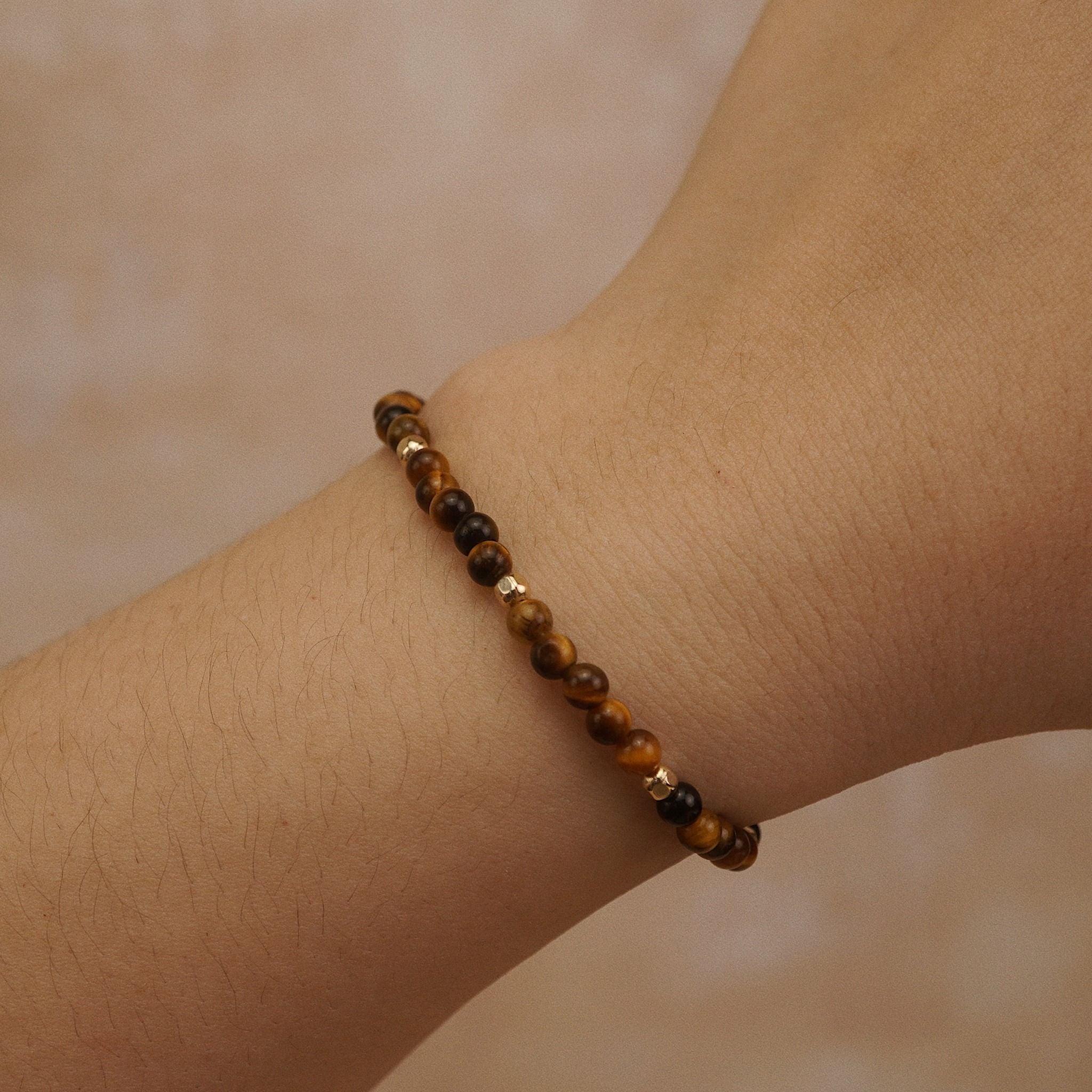  YELLOW TIGER STONE BRACELET 