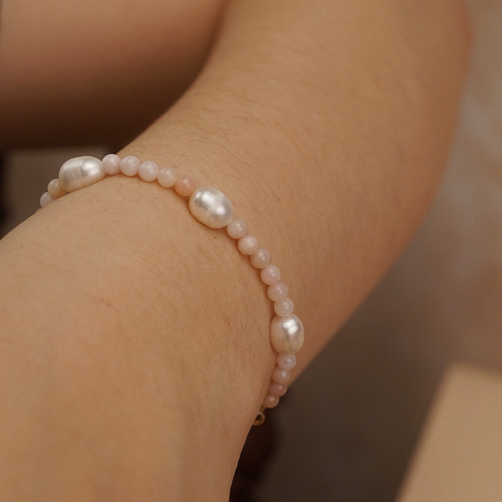  PINK OPAL MIX PEARL BRACELET 