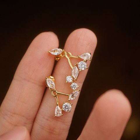 CLUSTER JACKET EARRINGS