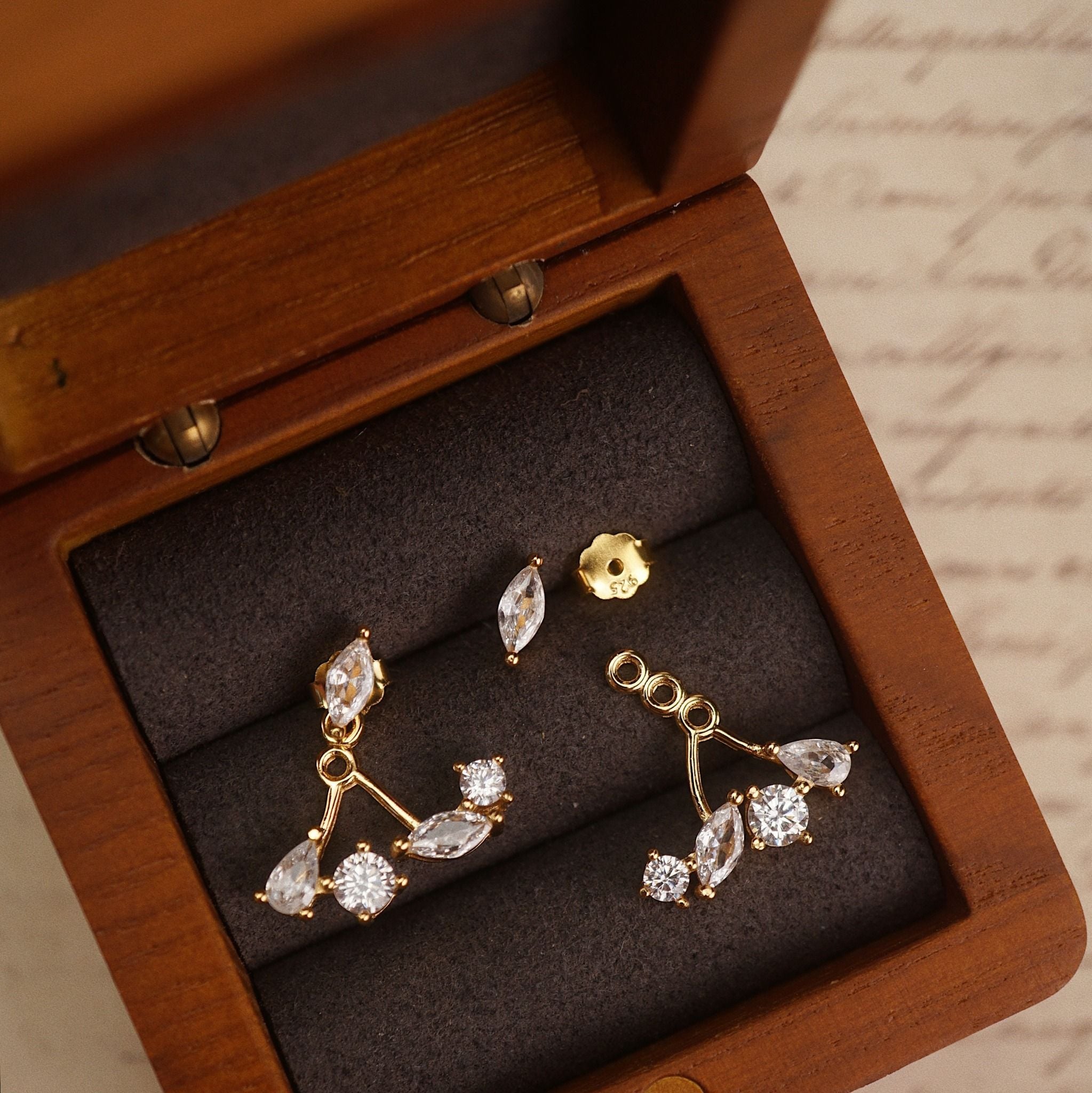 CLUSTER JACKET EARRINGS 