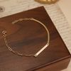  BAR 2.0 - CURB & RECTANGLE CHAIN BRACELET 