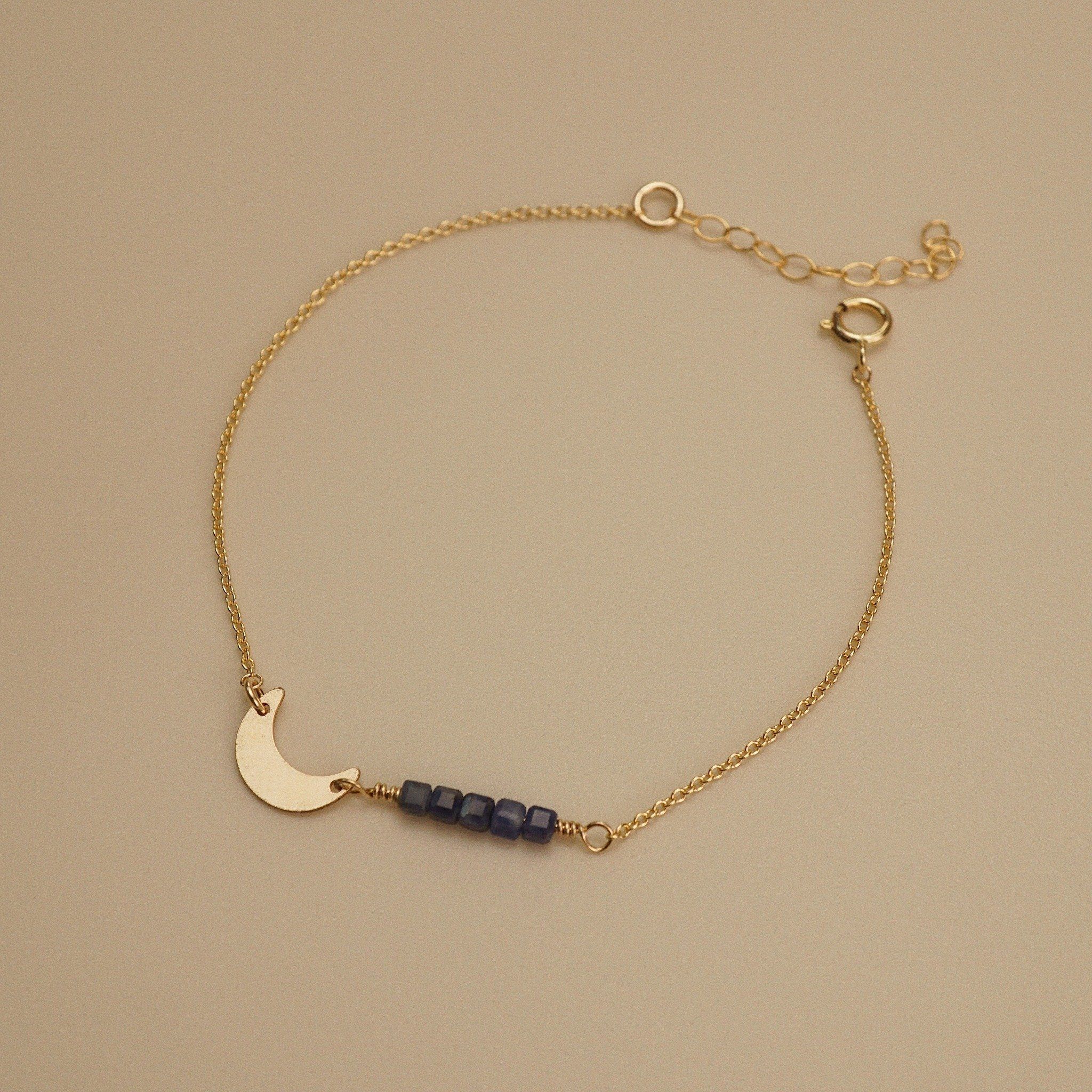  CRESCENT LAPIS BRACELET 
