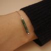  EMERALD STONE BAR SUNDANCE BRACELET (S) 