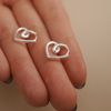  LOVE HOOP EARRINGS (S) 