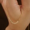  MORSE CODE MINI CURB NECKLACE 