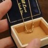  MORSE CODE MINI CURB NECKLACE 