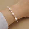  BOLD RICESHAPE PEARL MIX BEADED BRACELET (S) 